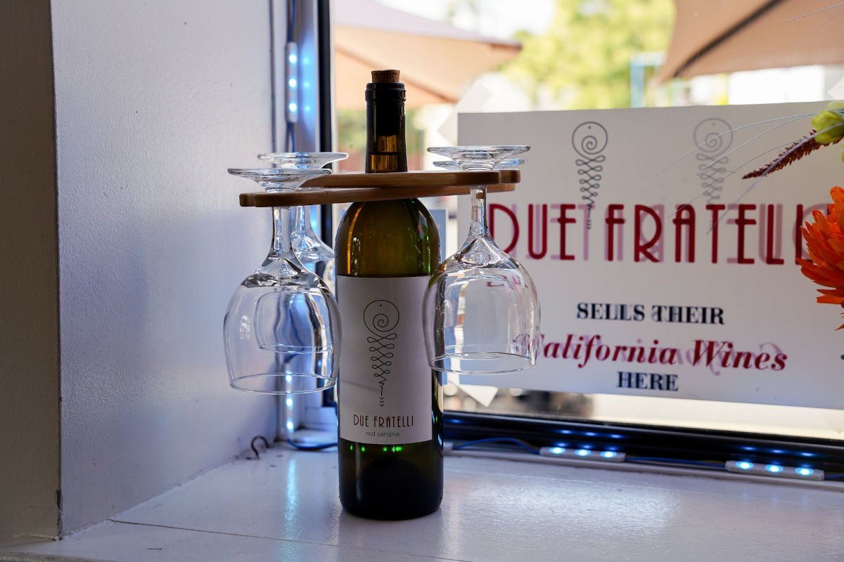 Italian wine service at Lorenzo's